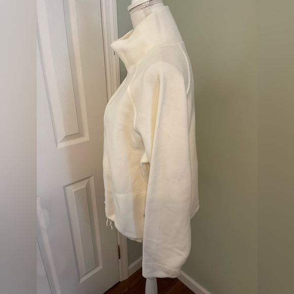 ANN TAYLOR PLUSH ZIPPER UP JACKET - Picture 6 of 7